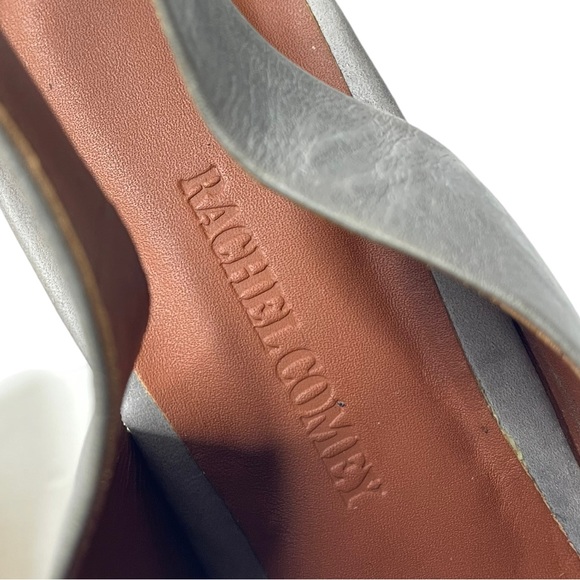 Rachel Comey | Kai Metallic Silver Slingback Mules 9 - Picture 5 of 7